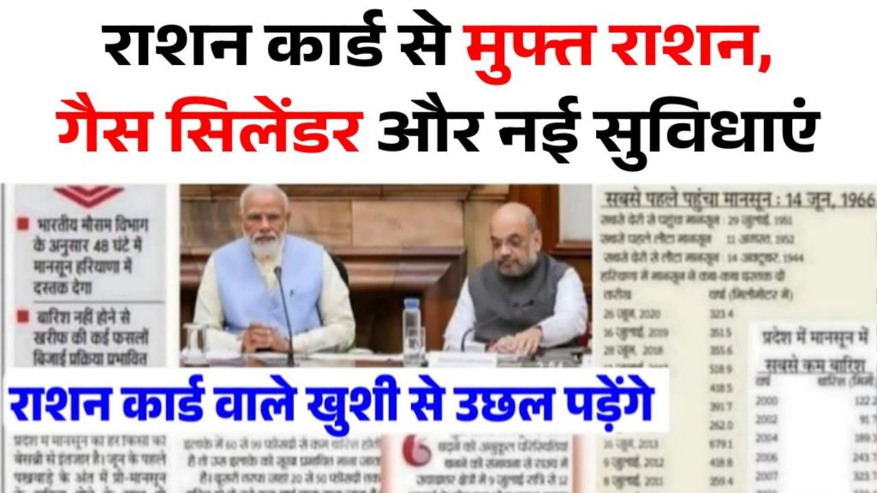 राशन कार्ड 2026 अपडेट: मुफ्त राशन, गैस सिलेंडर और नई सुविधाएं